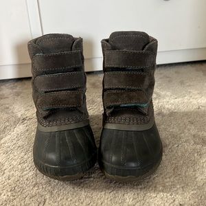 Sorel Kids Cheyanne ll strap Major/Coal Color Toddler size 10